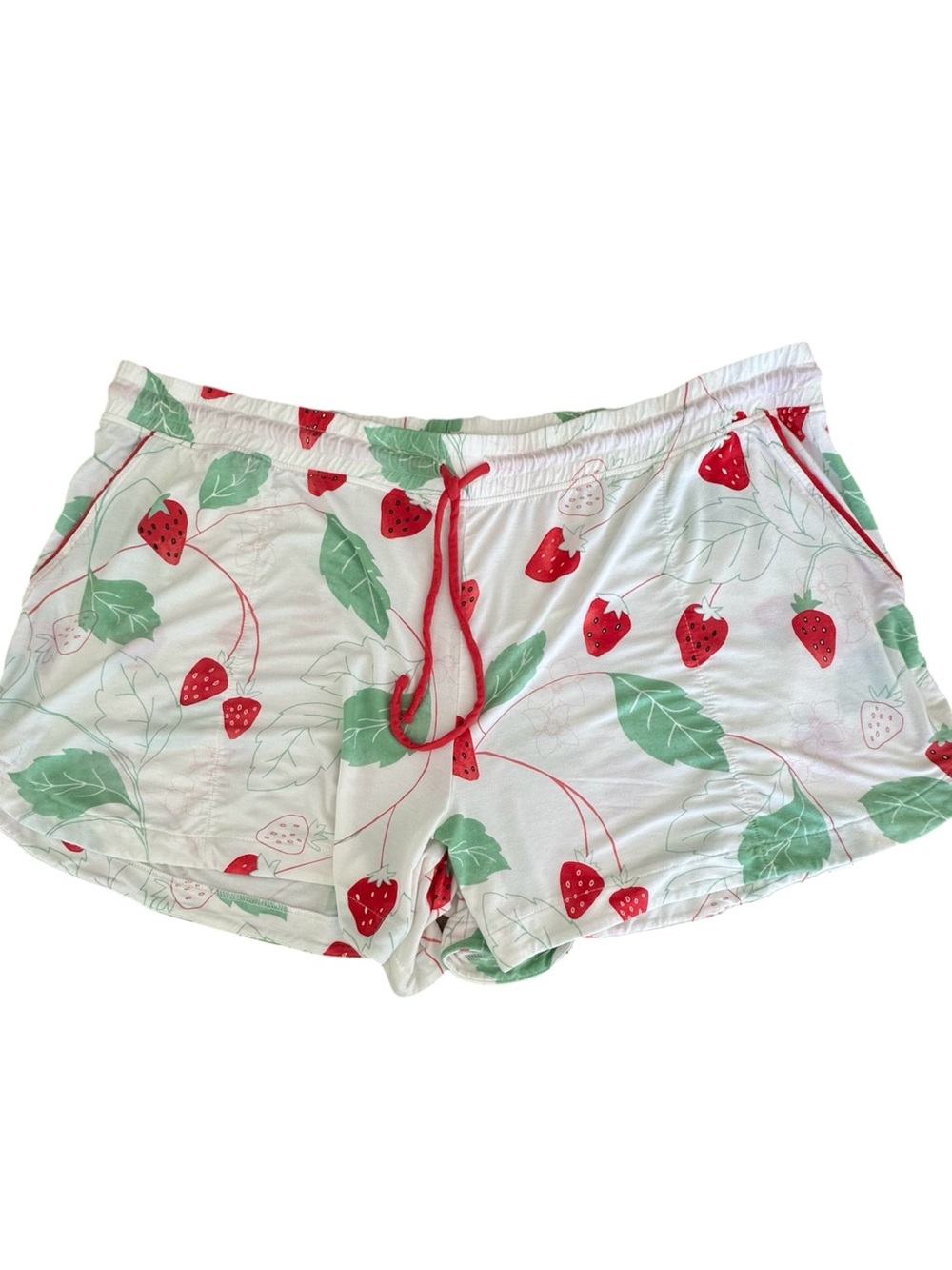 Soma‎ Strawberry Novelty Print Sleep Shorts PJ Bottoms Size XXL